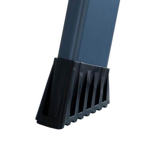 Krause Eloxierte Stufen-Doppelleiter MONTO® SePro D®, 2 x 8 rutschhemmend profilierte Stufen Detail 3 L