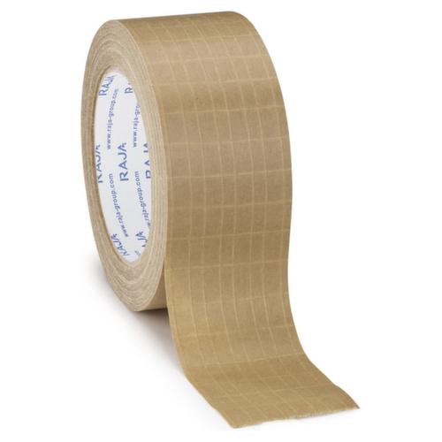 Raja Fadenverstärktes Papierklebeband, Länge x Breite 25 m x 50 mm Standard 1 L