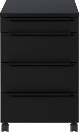 Rollcontainer GW-MAILAND 4377, 3 Schublade(n), schwarz/schwarz Standard 2 L