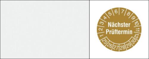 Kabelprüfplakette mit Jahresfarbe Standard 1 L