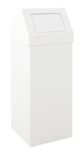 Push-Abfallbehälter Carro Push, 110 l, weiß Standard 1 L