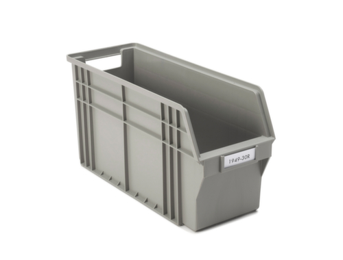 Treston Sichtlagerbehälter ReBOX, grau, HxLxB 250x490x185 mm Standard 1 L