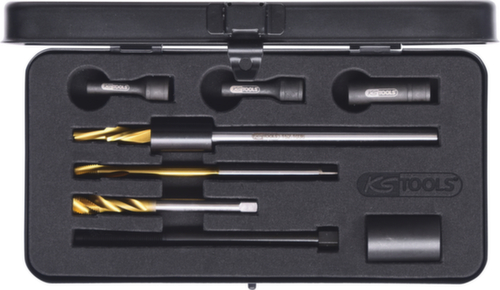 KS Tools Universal Glühkerzen-Ausbohrsatz M10 x 1 Standard 2 L