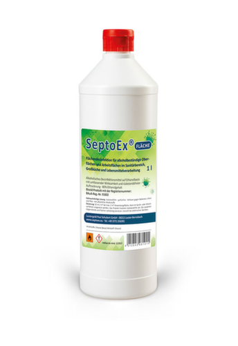ultraMEDIC Flächendesinfektionsmittel SeptoEx, 1 l, Wirksam gegen Bakterien, Viren und Pilze Standard 1 L