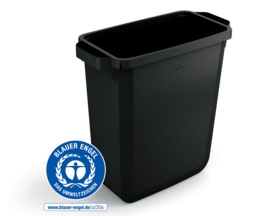 Durable Abfallbehälter DURABIN® ECO, 60 l, schwarz Detail 1 L