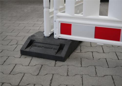 Schake Fußplatte für Schrankenzaun Standard 2 L