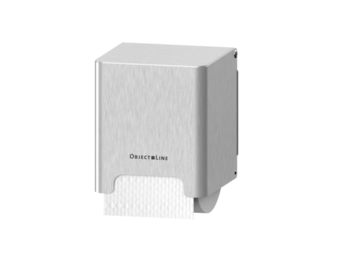 CWS Toilettenpapierspender ObjectLine, Edelstahl, silber Standard 1 L