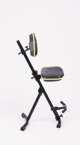 meychair Klappbare Stehhilfe PRO+ mit Rückenlehne, Sitzhöhe 540 - 865 mm Standard 1 L