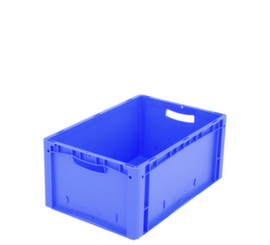 Euronorm-Stapelbehälter Ergonomic, blau, Inhalt 51 l
