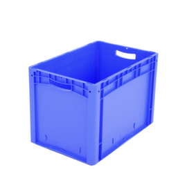 Euronorm-Stapelbehälter Ergonomic, blau, Inhalt 82 l