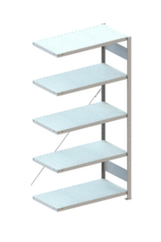 META erweiterbares Steckregal CLIP mit Fachlast bis 350 kg