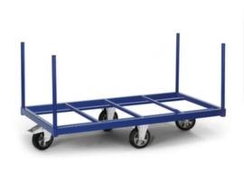 Rollcart Rungenwagen mit offener Ladefläche, Traglast 1200 kg, Ladefläche 1600 x 800 mm