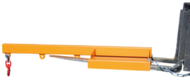 Bauer Starrer Lastarm, Traglast 5000 kg, RAL2000 Gelborange