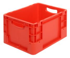 Industrie-Stapelbehälter, rot, Inhalt 25 l