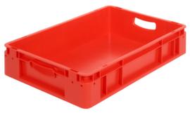 Industrie-Stapelbehälter, rot, Inhalt 20 l