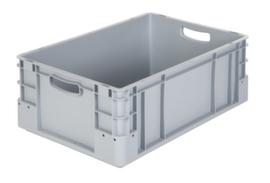 Industrie-Stapelbehälter, grau, Inhalt 40 l