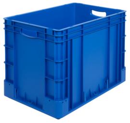 Industrie-Stapelbehälter, blau, Inhalt 80 l