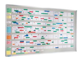 EICHNER Planungstafel Visiplan mit Schienen, Höhe x Breite 580 x 1000 mm