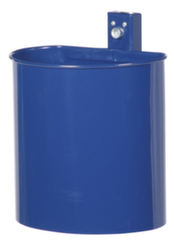 Abfallbehälter für Wand- oder Pfostenmontage, 20 l, kobaltblau