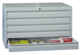 PAVOY Schubladenschrank Basis Plus RAL7035, 5 Schublade(n), RAL7035 Lichtgrau/RAL7035 Lichtgrau
