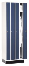C+P Raumsparschrank Classic mit 4 Abteilen