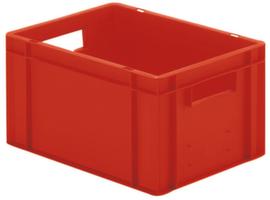 Lakape Euronorm-Stapelbehälter Favorit Wände + Boden geschlossen, rot, Inhalt 19 l