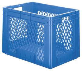 Euronorm-Stapelbehälter, blau, Inhalt 80 l
