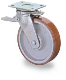 BS-ROLLEN Schwerlastrolle, Traglast 1300 kg, Polyurethan-Bereifung