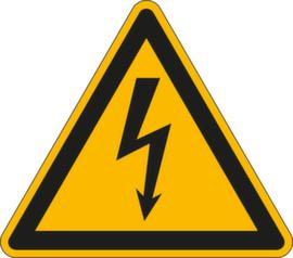 Warnschild vor elektrischer Spannung, Aufkleber