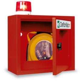 PAVOY Defibrillator-Wandschrank mit akustischem+optischem Alarm, ohne Füllung