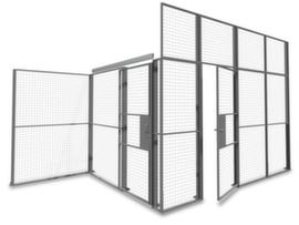 TROAX Trennwandsystem mit Maschenweite 50x50 mm