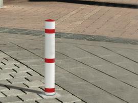 Signal-Pfosten, Höhe 1160 mm, Zum Einbetonieren