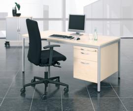 Gera Schreibtisch Pro mit Hängecontainer, Breite x Tiefe 1600 x 800 mm
