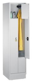 C+P Z-Garderobenschrank Classic mit 2 Abteilen, Abteilbreite 160/350 mm