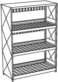 Lacont Gefahrstoff-Regalcontainer f&uuml;r maximal 24 200-Liter-F&auml;sser