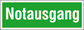 Fluchtweg-Zusatzschild