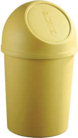 helit Push-Abfallbehälter, 13 l, gelb