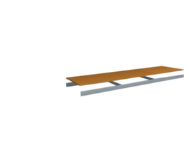hofe Holzboden für Weitspannregal, Breite x Tiefe 2500 x 600 mm
