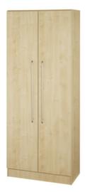 Flügeltürenschrank Sina, 5 Ordnerhöhen, Ahorn/Ahorn