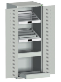 bott Systemschrank cubio mit CNC-Auszügen, Breite 800 mm