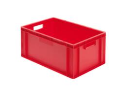 Lakape Euronorm-Stapelbehälter Favorit Wände + Boden geschlossen, rot, Inhalt 51 l