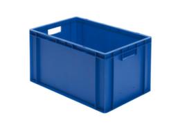 Lakape Euronorm-Stapelbehälter Favorit Wände + Boden geschlossen, blau, Inhalt 61 l