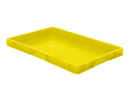 Lakape Euronorm-Stapelbehälter Favorit Wände + Boden geschlossen, gelb, Inhalt 9,5 l