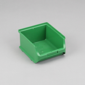 Allit Sichtlagerkasten ProfiPlus Box 2B, grün, Tiefe 160 mm, Polypropylen