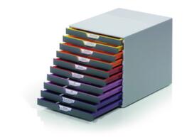 Durable Schubladenbox VARICOLOR® in grau, für DIN A4/DIN C4/Folio