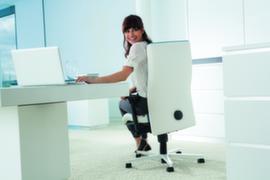 ROVO-CHAIR Bürodrehstuhl ROVO XP mit Kopfstütze + Armlehnen