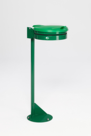 VAR Müllsackständer mit Standfuß, für 120-Liter-Säcke, grün, Deckel grün