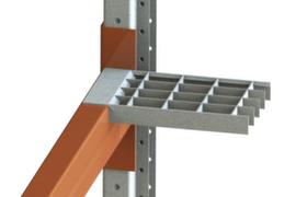 META Gitterrostboden für Palettenregal, Breite x Tiefe 2700 x 800 mm