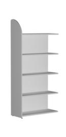 Büro-Selbstbauregal, Breite 820 mm, 5 Böden