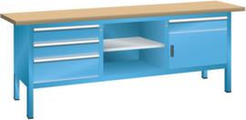 LISTA Werkbank mit Schubladen und Schränken